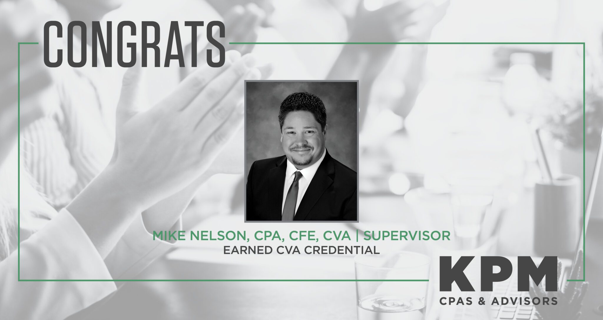 Mike Nelson Earns CVA Designation! KPM